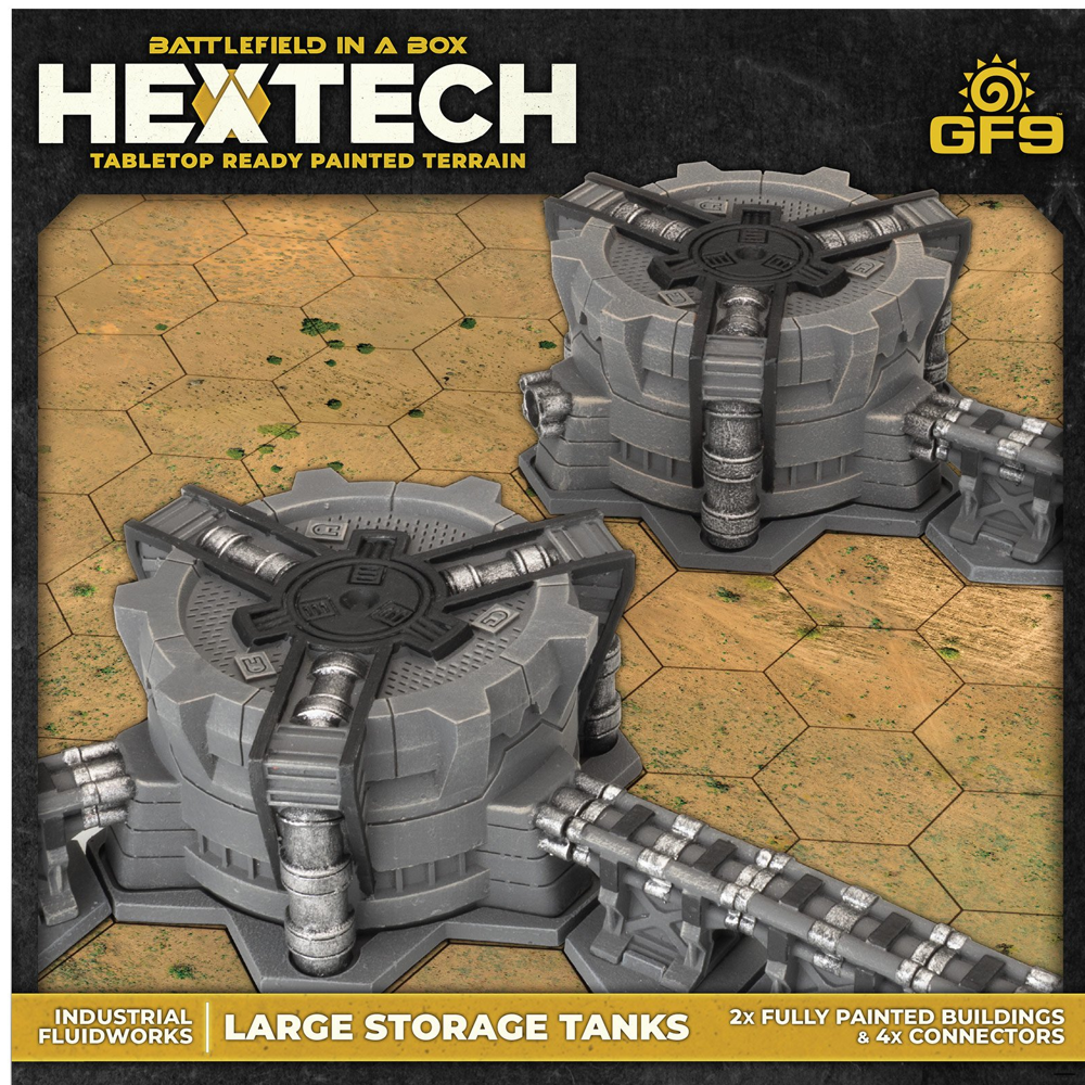 HexTech: Industrial Fluidworks - Large Storage Tanks (Preorder)