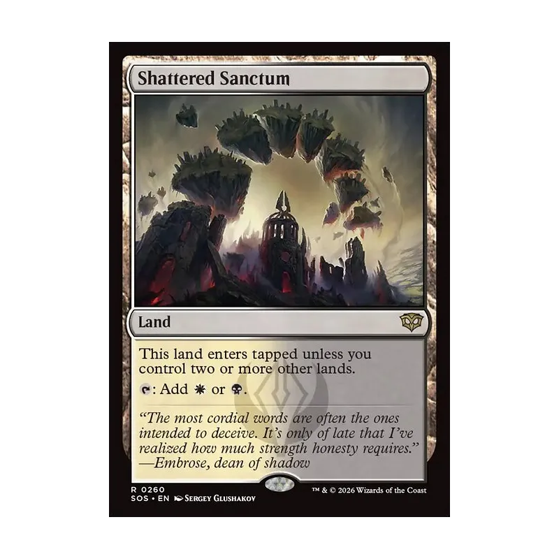 Shattered Sanctum - Secrets of Strixhaven (Near Mint)