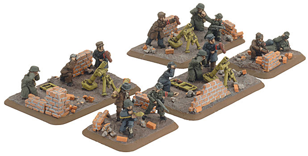 Flames of War WW2: German - Volkssturm Mortar Platoon