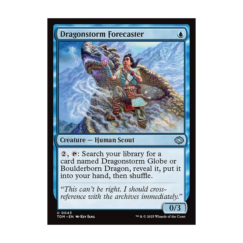 Dragonstorm Forecaster - Tarkir: Dragonstorm (Near Mint)