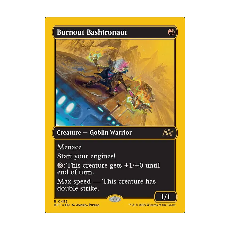 Burnout Bashtronaut (First-Place Foil) - Aetherdrift (Foil Near Mint)