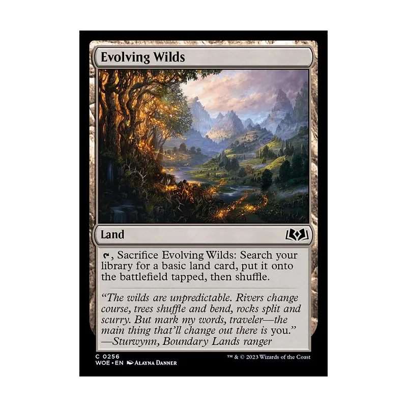 Evolving Wilds - Wilds of Eldraine (Near Mint)