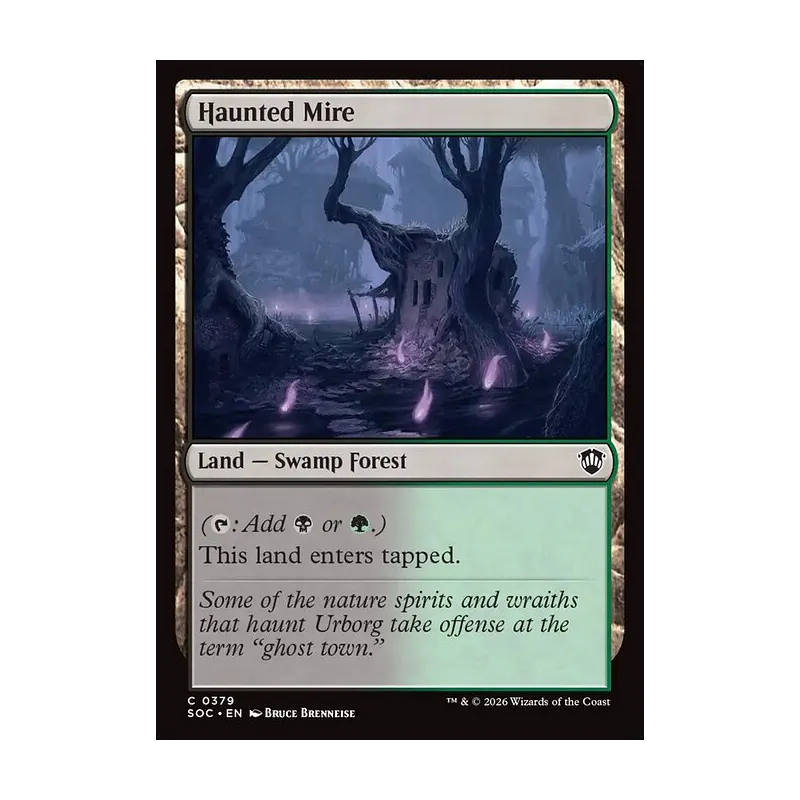 Haunted Mire - Secrets of Strixhaven Commander (Near Mint)
