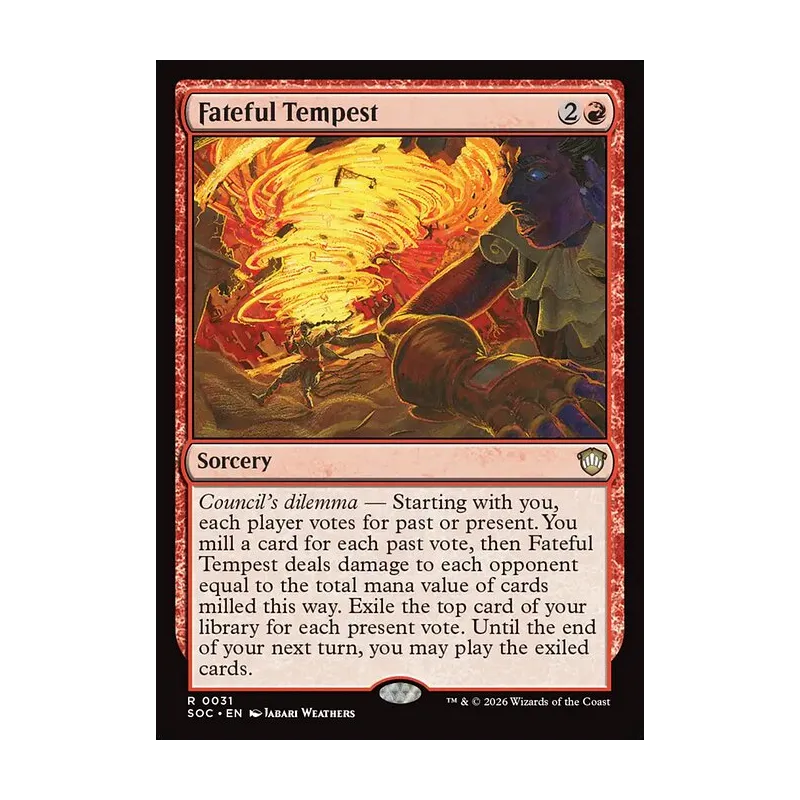 Fateful Tempest - Secrets of Strixhaven Commander (Near Mint)