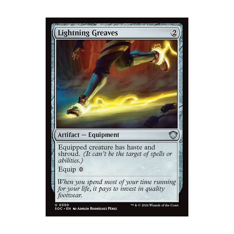 Lightning Greaves - Secrets of Strixhaven Commander (Near Mint)