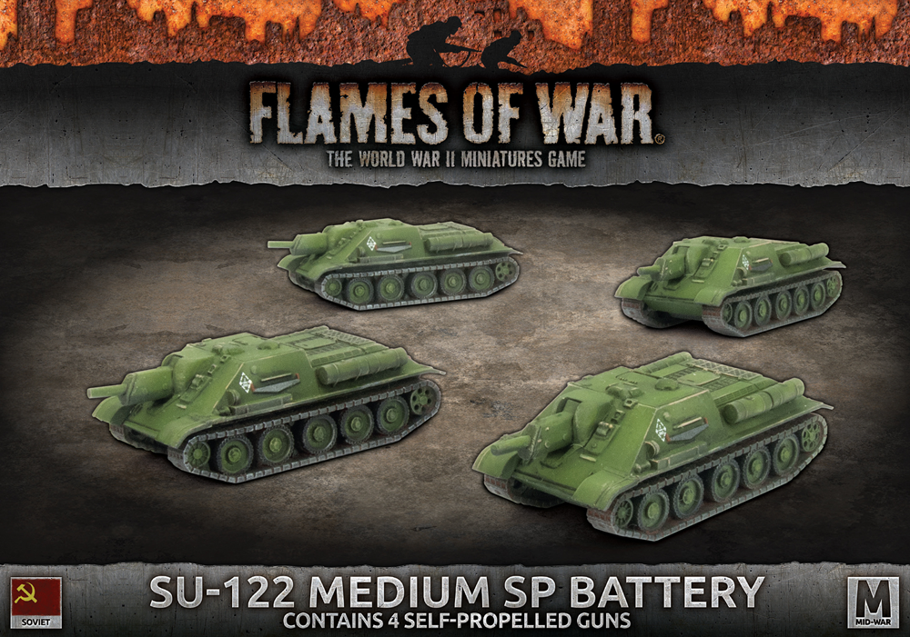 Flames of War WW2: Soviet - SU-122 Medium SP Battery