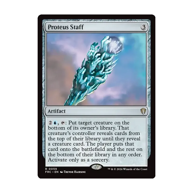 Proteus Staff - Reality Fracture Commander (Near Mint)