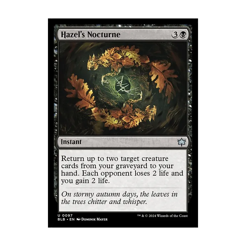 Hazel's Nocturne - Bloomburrow (Near Mint)
