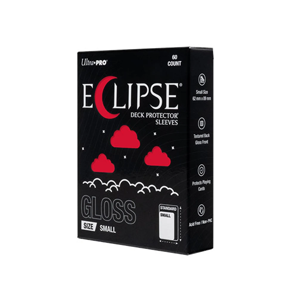Deck Protector Small Sleeves: Eclipse Gloss - Apple Red (60) (Preorder)