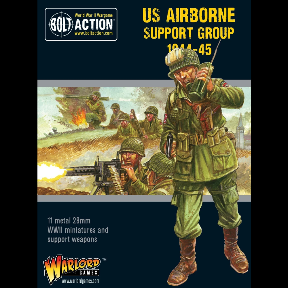 Bolt Action: US Airborne Support group (1944-45) (HQ, Mortar & MMG)