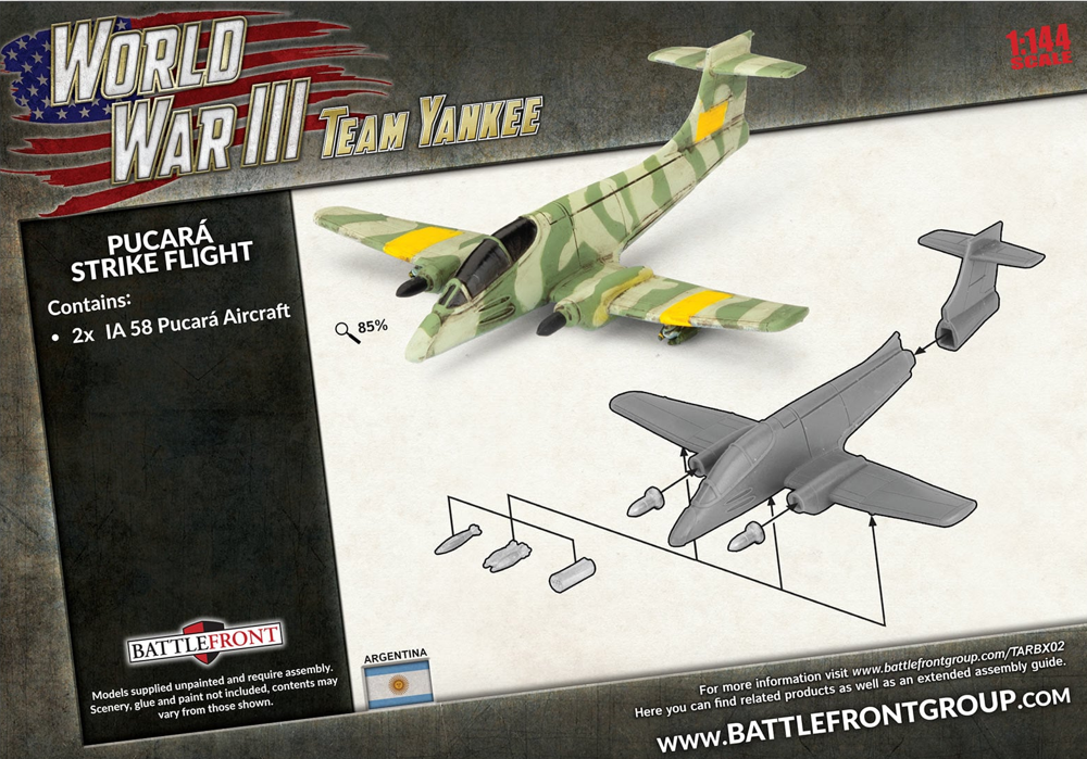 WWIII Team Yankee: Argentina - Pucara Strike Flight (Preorder)