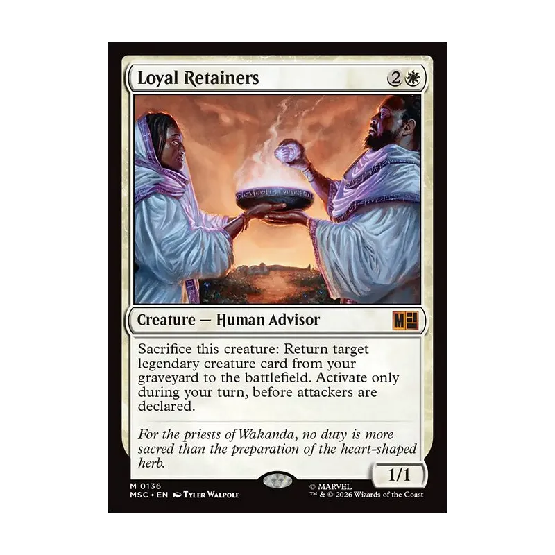 Loyal Retainers (Surge Foil) - Marvel Super Heroes Commander (Foil Near Mint)
