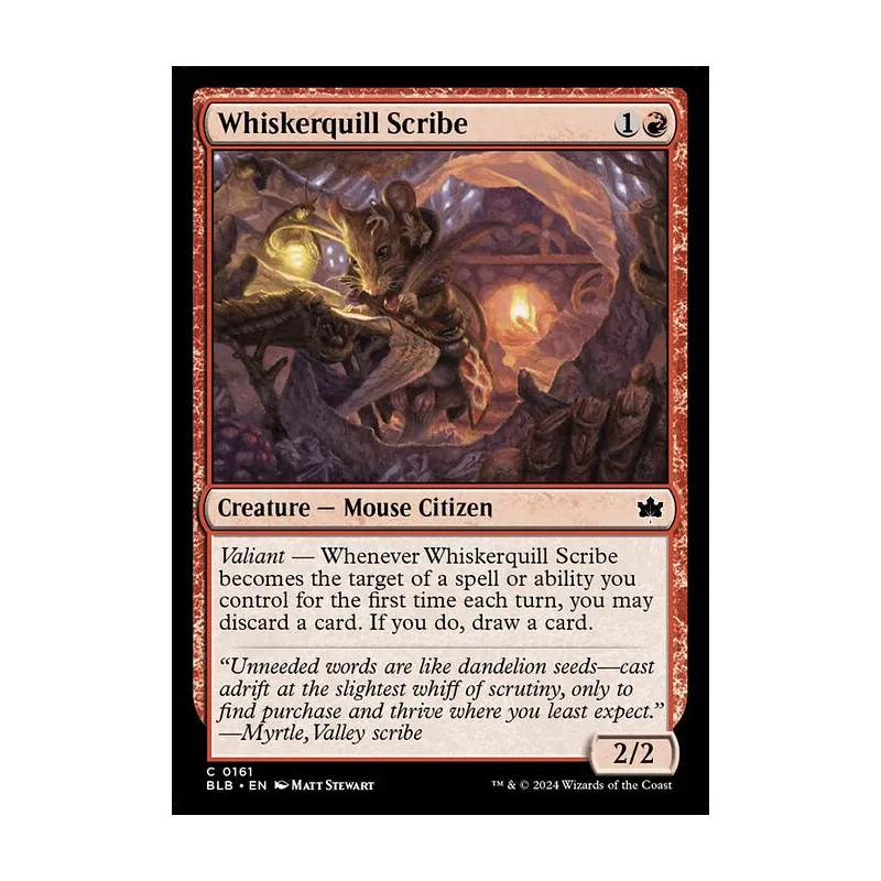 Whiskerquill Scribe - Bloomburrow (Near Mint)