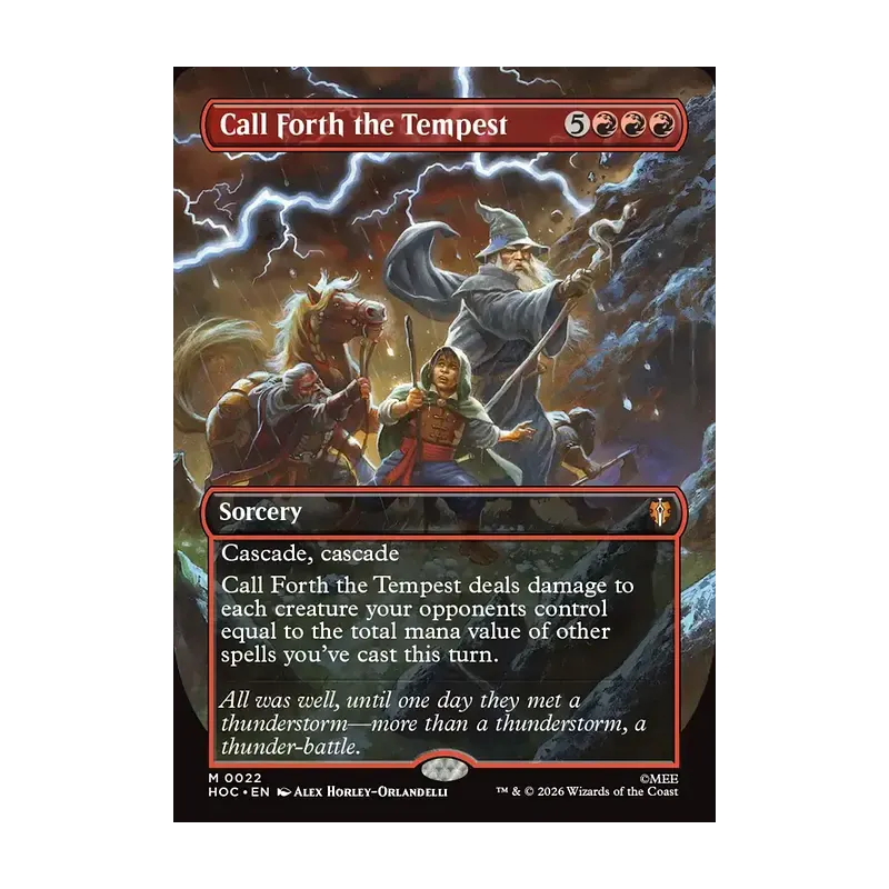 Call Forth the Tempest | The Hobbit Eternal MTG