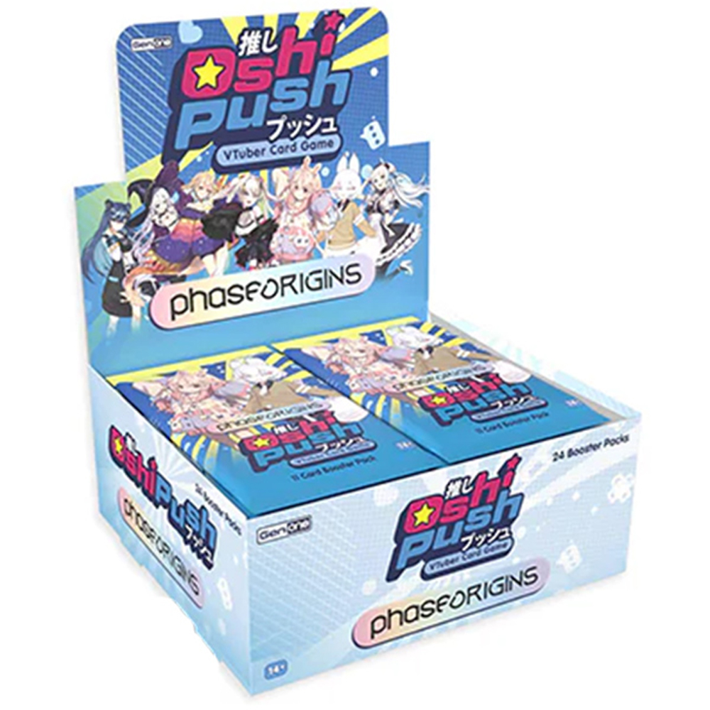 Oshi Push TCG: Gen One Phase Origins - Booster Box (24) (New Arrival) Oshi Push TCG: Gen One Phase Origins - Booster Box (24) (New Arrival)
