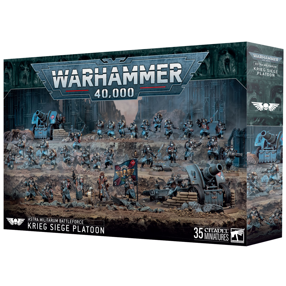 Warhammer 40K: Astra Militarum Battleforce - Krieg Siege Platoon (Preorder)