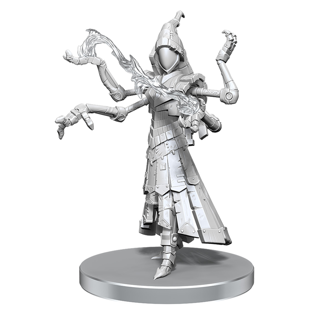 Pathfinder Battles Deep Cuts Unpainted Minis: W26 Clockwork Mage (New Arrival)