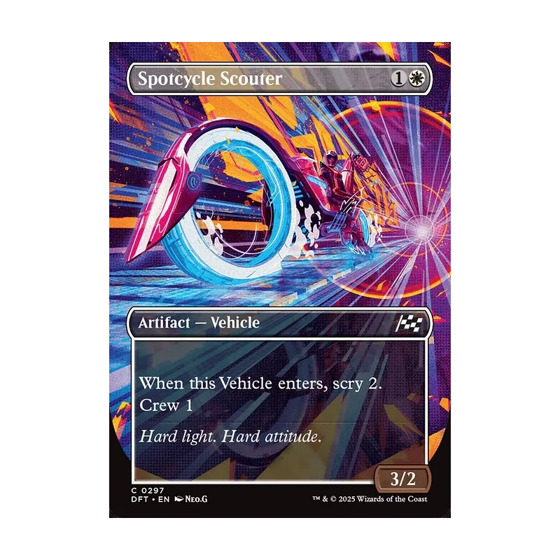 Spotcycle Scouter (Borderless) - Aetherdrift (Near Mint)