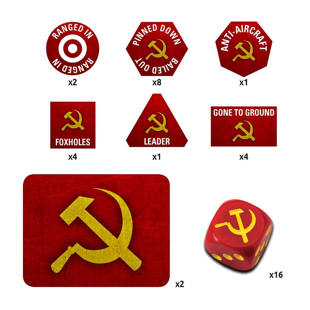 Flames of War WW2: Soviet - Red Banner Gaming Set