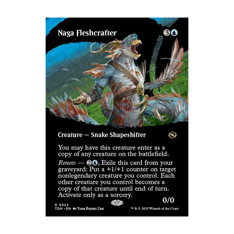 Naga Fleshcrafter (Borderless) - Tarkir: Dragonstorm (Near Mint)