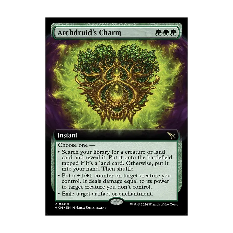Archdruid's Charm (Extended Art) - Murders at Karlov Manor (Near Mint)