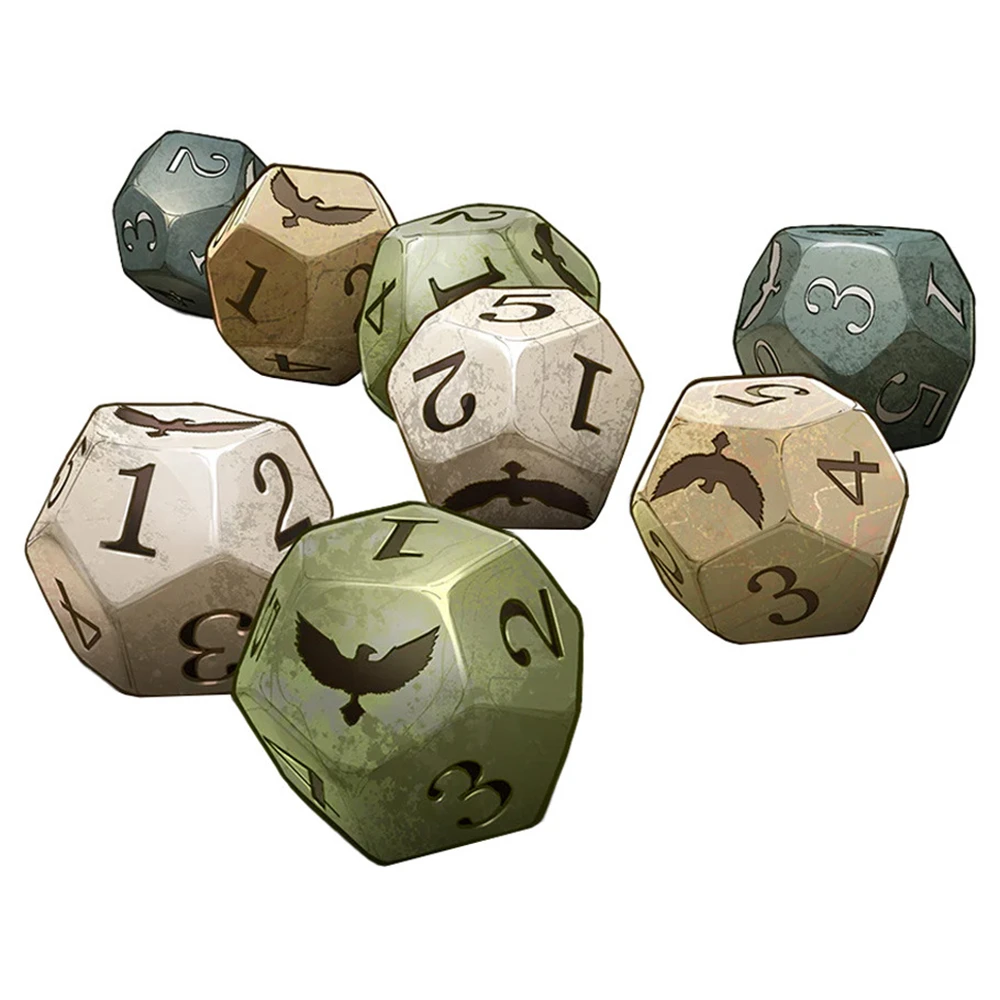 Legend in the Mist: River Pebble Dice (8) (Preorder)