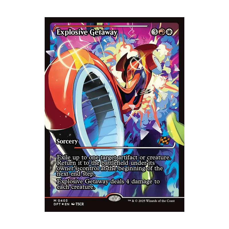 Explosive Getaway (Showcase) - Aetherdrift (Foil Near Mint)