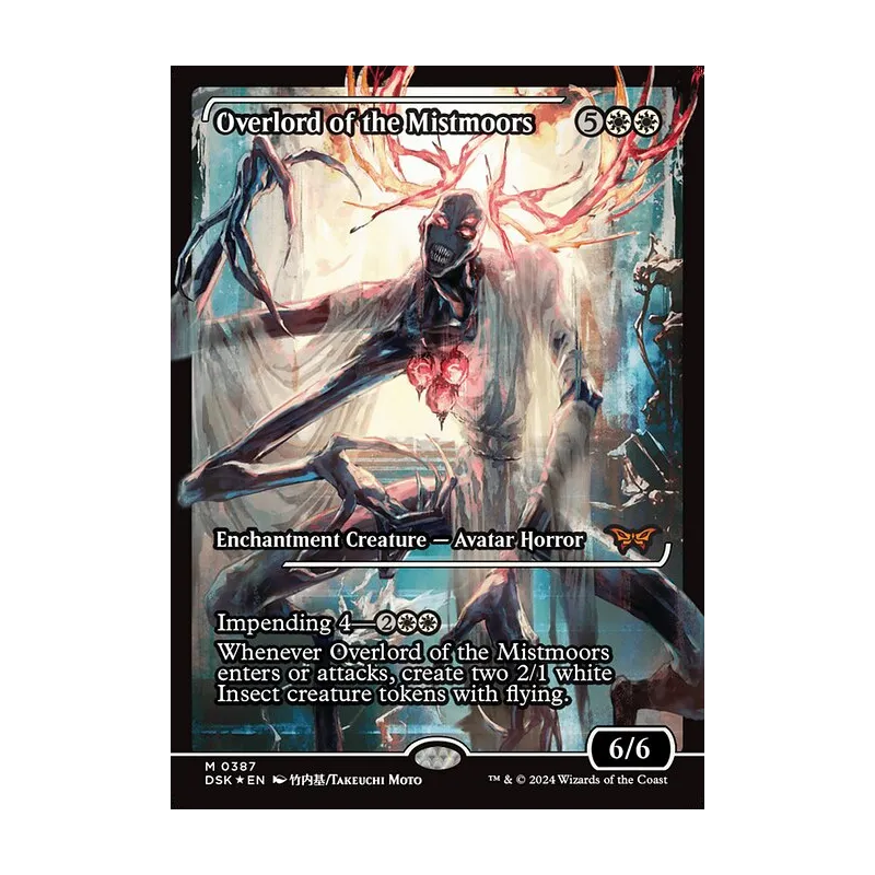 Overlord of the Mistmoors (Showcase) - Duskmourn: House of Horror (Foil Near Mint)