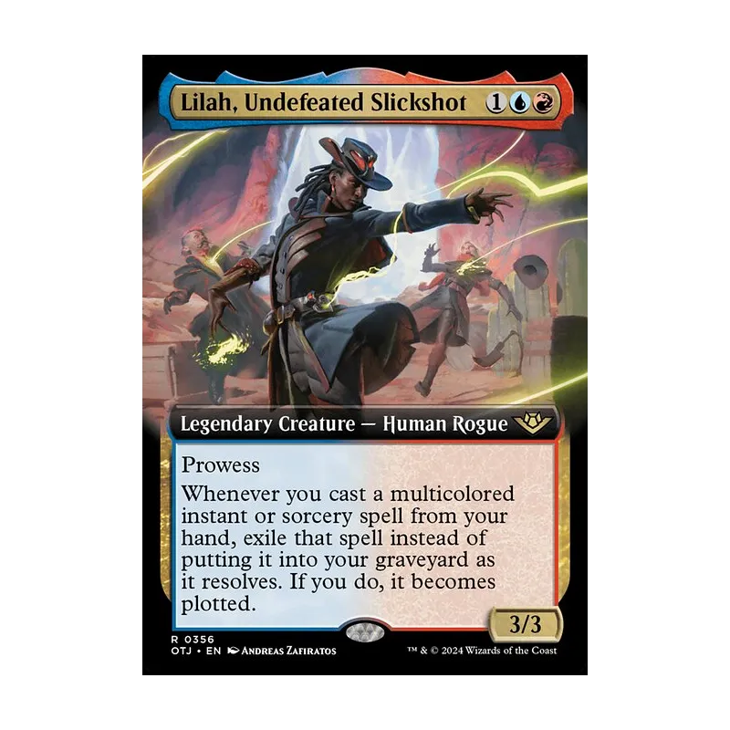 Lilah, Undefeated Slickshot (Extended Art) - Outlaws of Thunder Junction (Near Mint)