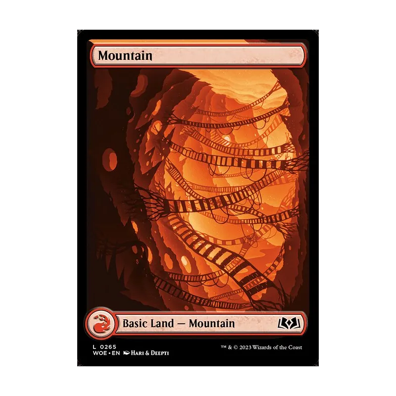 Mountain (0265) - Wilds of Eldraine (Near Mint)
