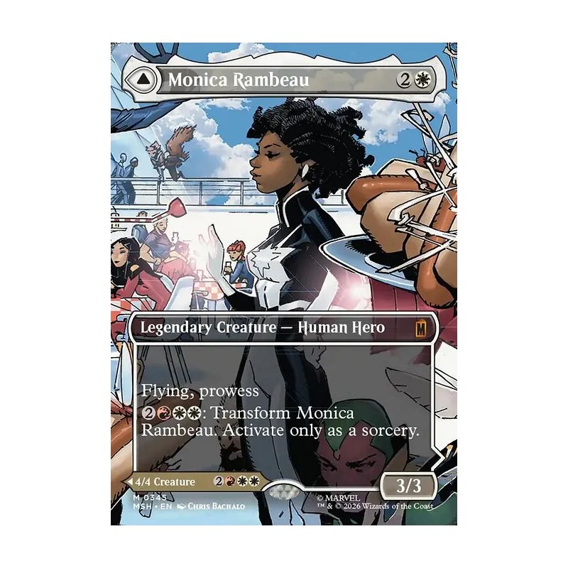 Monica Rambeau / Photon, Living Light (Borderless) (0345) - Marvel Super Heroes (Near Mint)