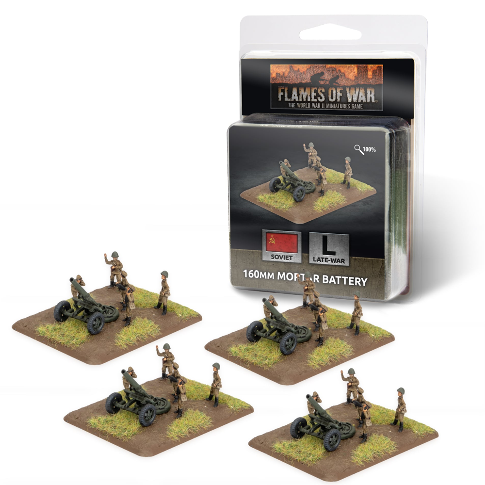 Flames of War WW2: Soviet - 160mm Mortar Battery