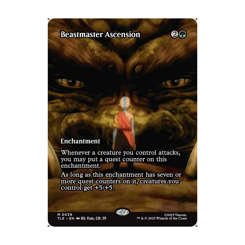 Beastmaster Ascension (Borderless) - Avatar: The Last Airbender Eternal (Near Mint)