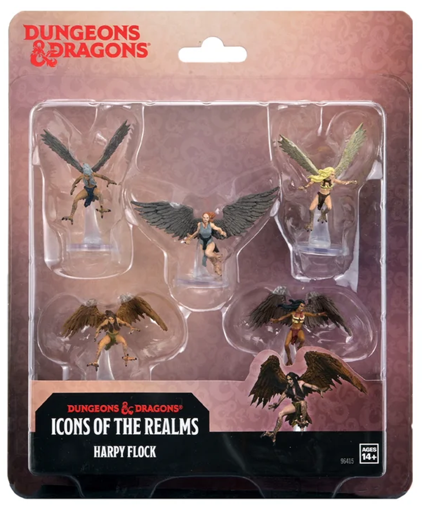 D&D Icons of the Realms: Harpy Flock (Preorder)