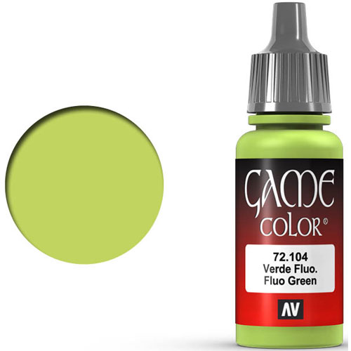 Vallejo Game Color: Fluorescent Green (17ml)