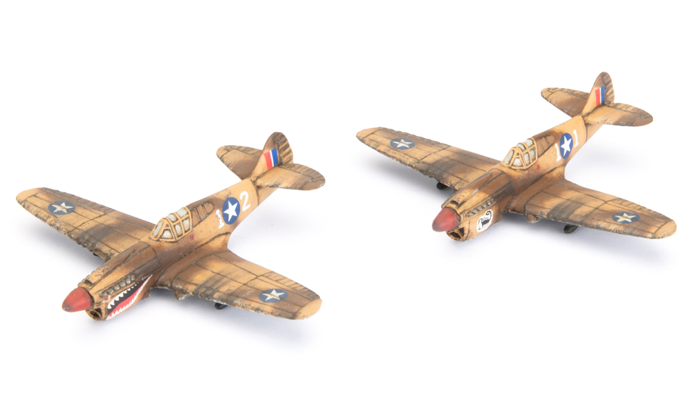 Flames of War WW2: US - P-40 Warhawk Fighter Flight