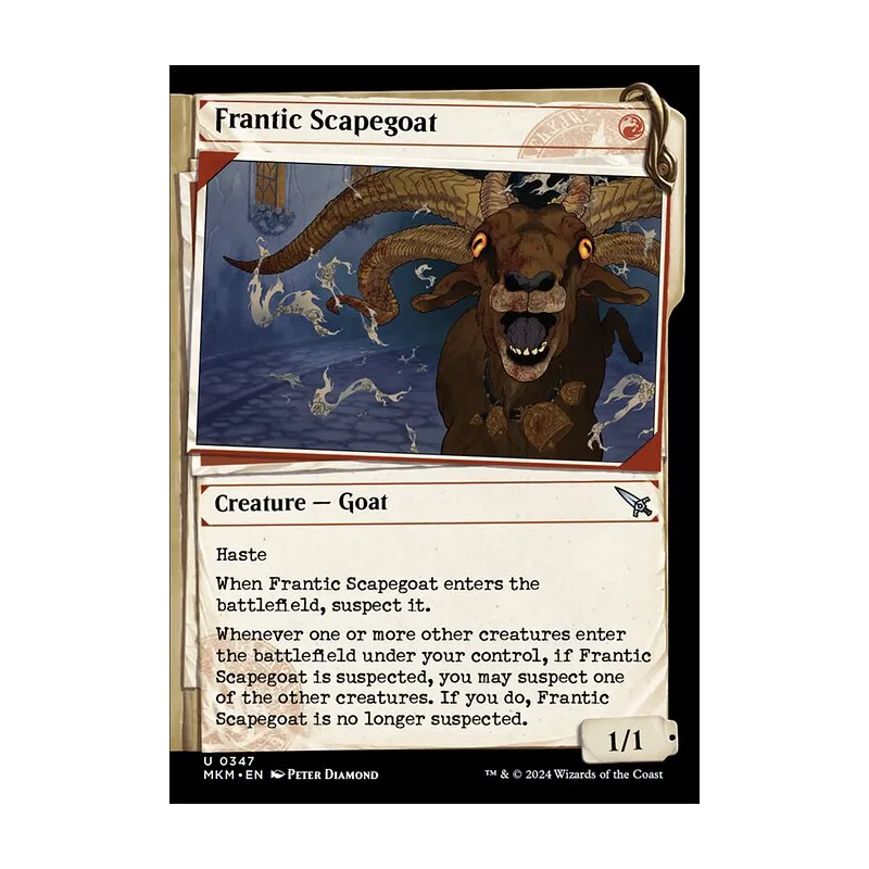 Frantic Scapegoat (Showcase) - Murders at Karlov Manor (Near Mint)
