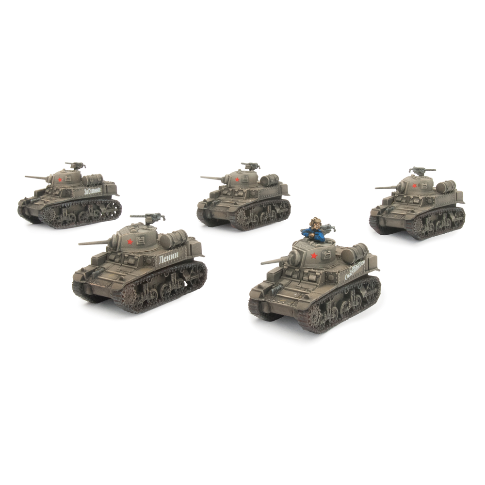 Flames of War WW2: Soviet - M3 Stuart Company