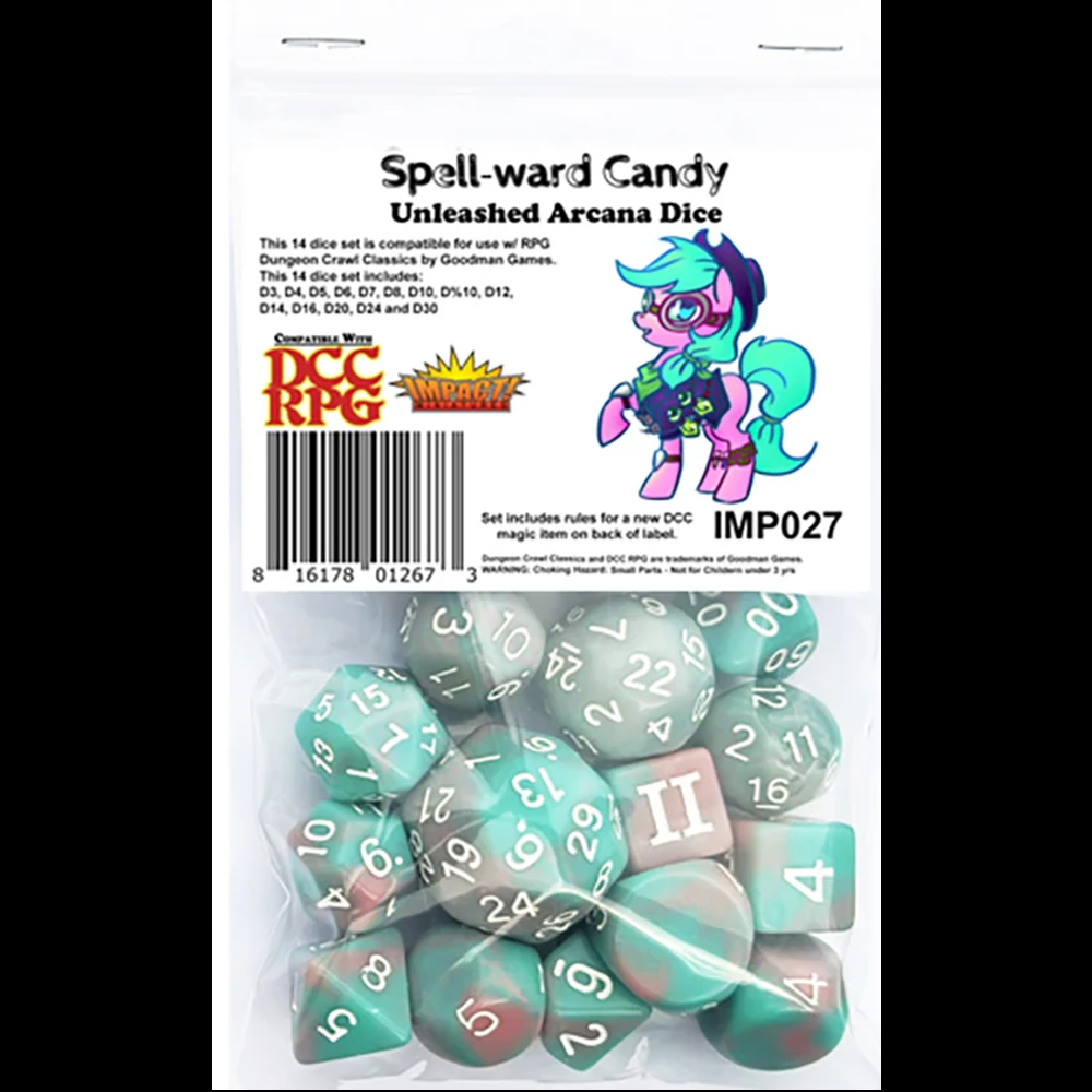 Dungeon Crawl Classics Dice: Unleashed Arcana - Spell-Ward Candy (14) (Preorder)
