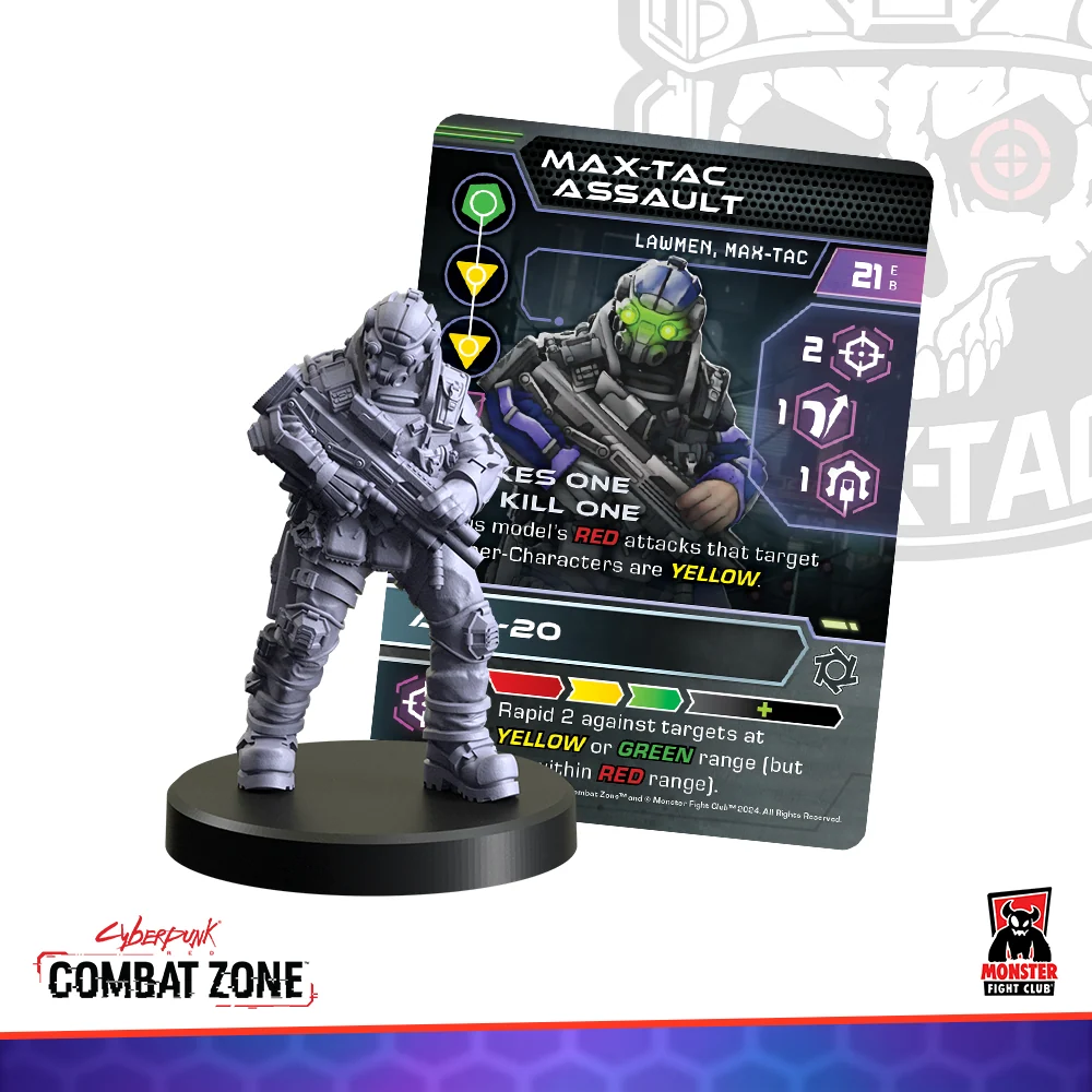 Cyberpunk Red Combat Zone: MAX-TAC Starter Gang (Preorder)