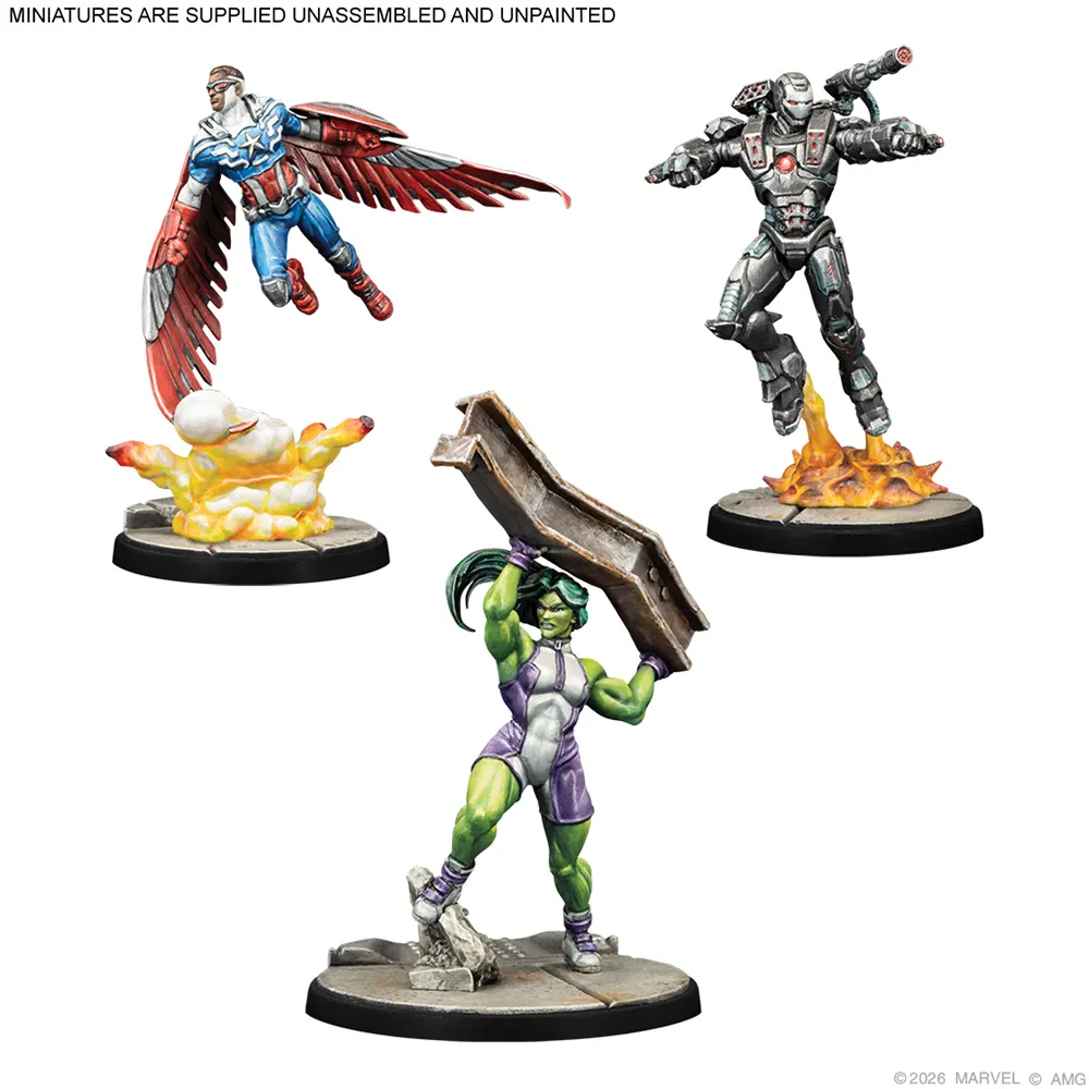 Marvel: Crisis Protocol: Captain America & The Avengers Character Pack (Preorder)