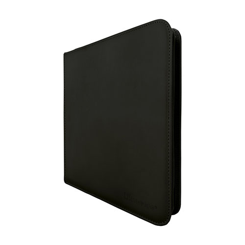 Vivid 12-Pocket Zippered Pro-Binder: Collection - Black