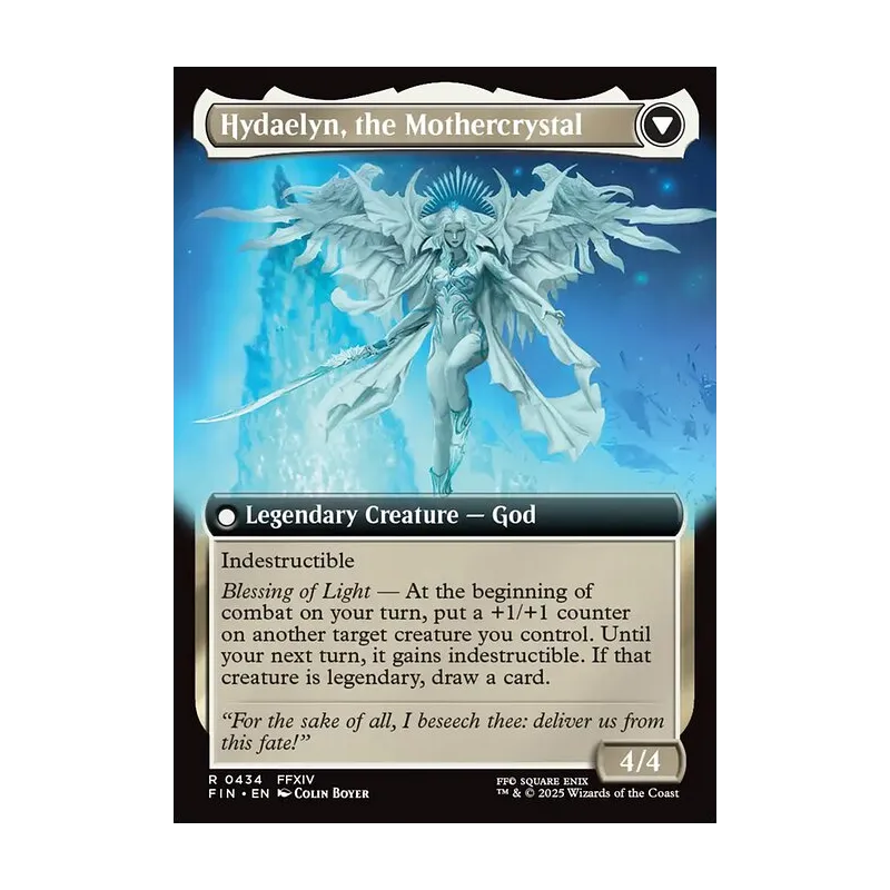 Venat, Heart of Hydaelyn // Hydaelyn, the Mothercrystal (Extended Art) - Final Fantasy (Near Mint)