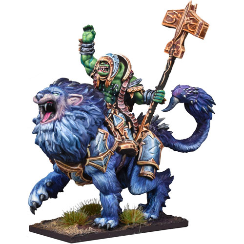 Kings of War 3E: Riftforged Orc - Stormcaller on Manticore