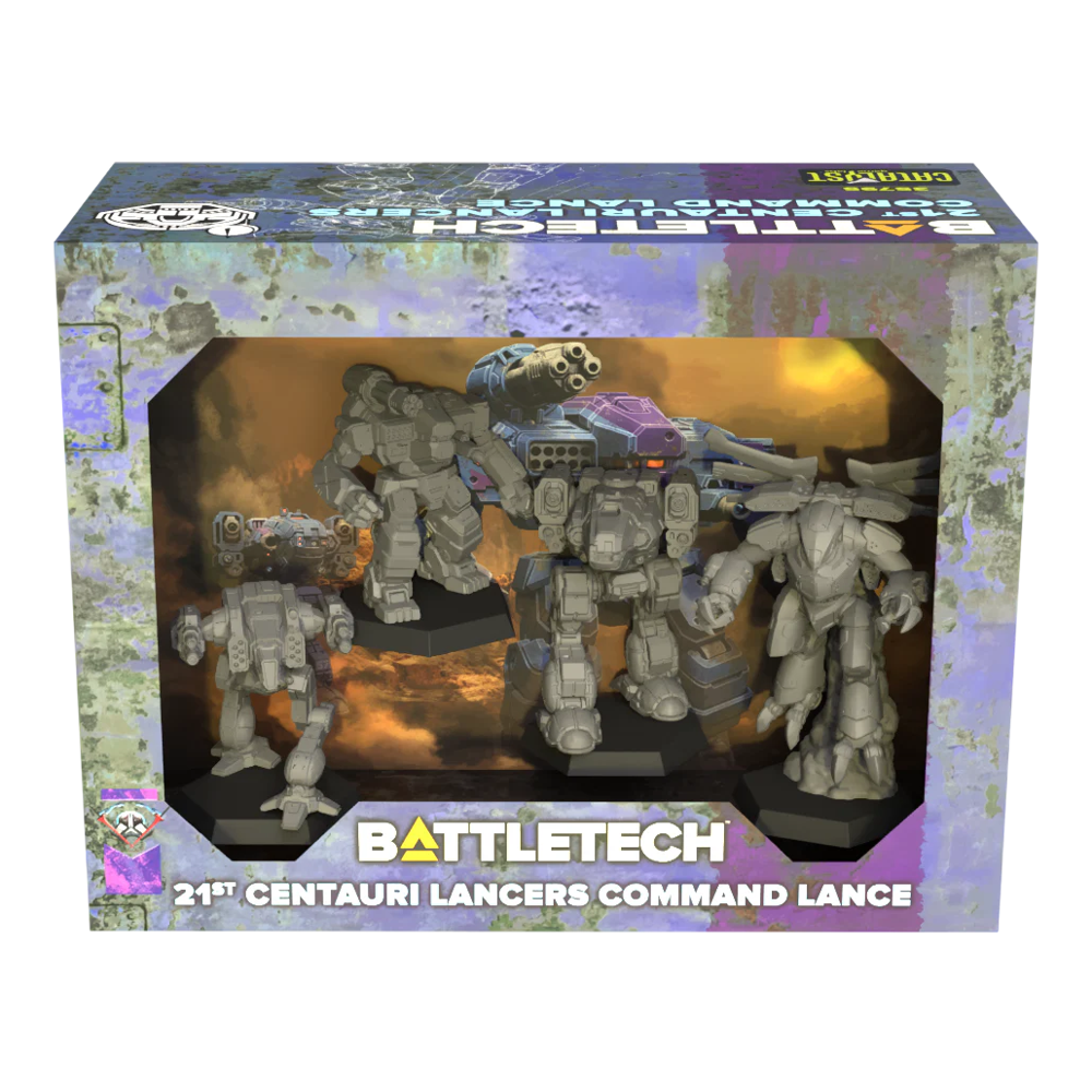 BattleTech: 21st Centauri Lancers Command Lance (Preorder)