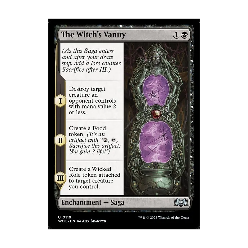 The Witch's Vanity - Wilds of Eldraine (Near Mint)