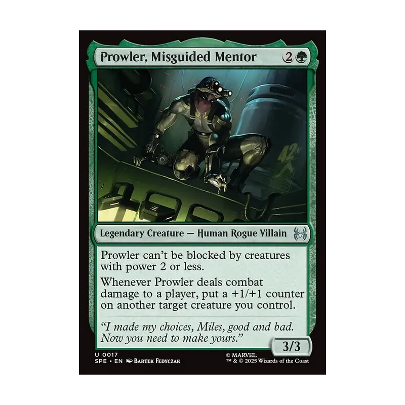Prowler, Misguided Mentor - Marvel's Spider-Man Eternal (Near Mint)