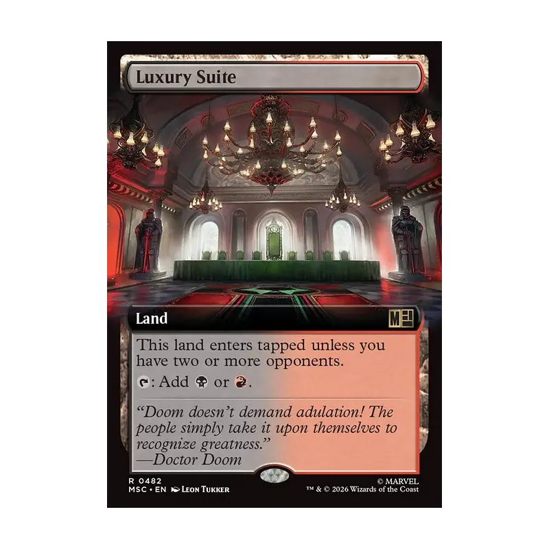 Luxury Suite (Extended Art) - Marvel Super Heroes Commander (Near Mint)