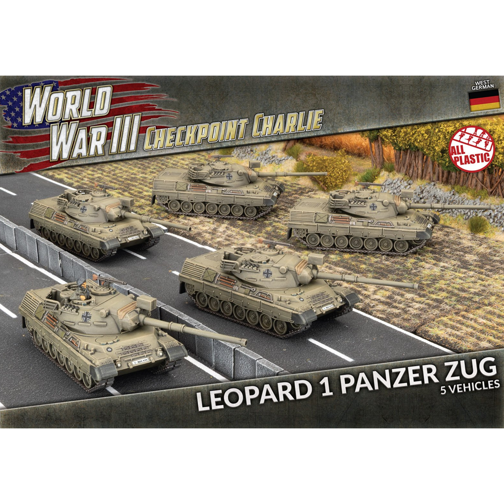 WWIII Team Yankee: West German - Leopard 1 Panzer Zug (Preorder)