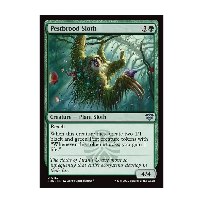 Pestbrood Sloth - Secrets of Strixhaven (Near Mint)